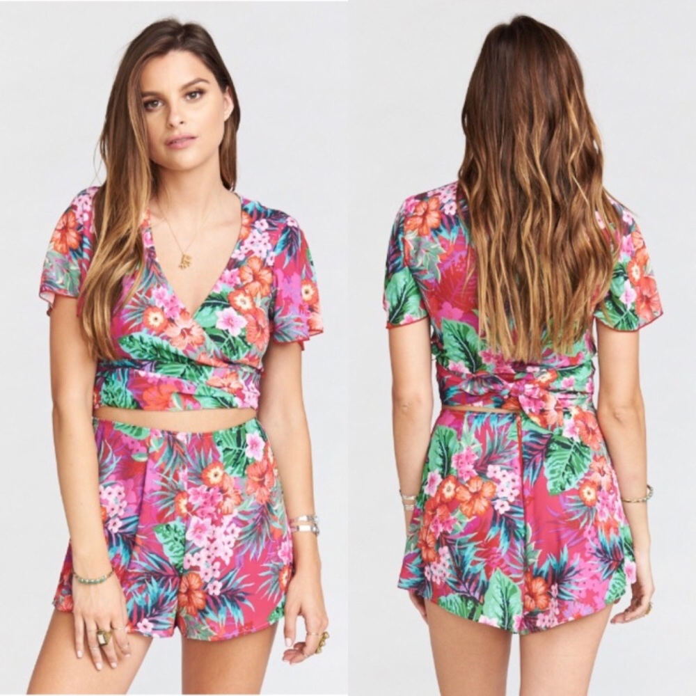 Show me your mumu Wilson tie top-aloha beautiful
